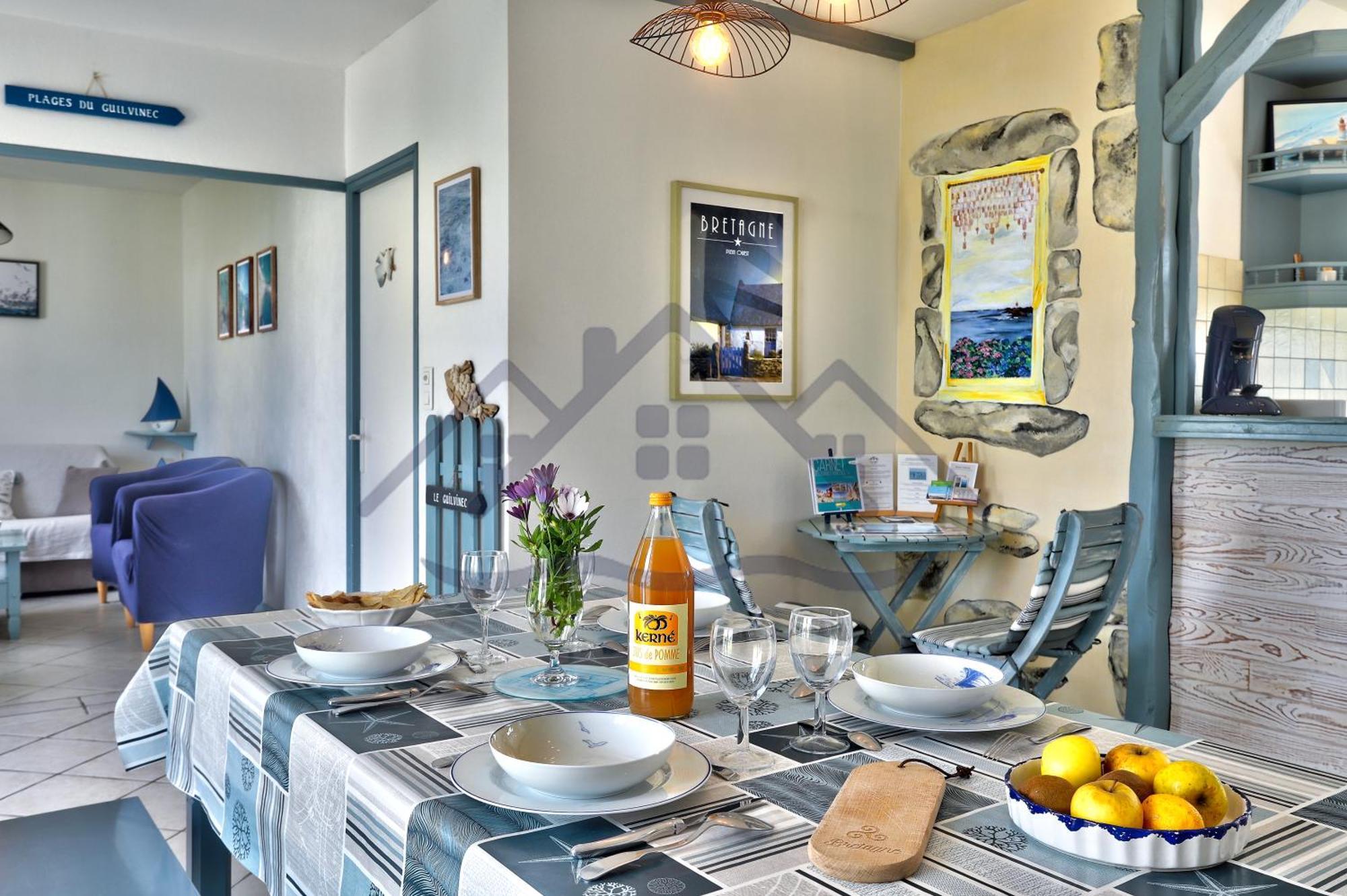 Localise - M3B - Souvenir Du Guil - Maison De Plain-Pied Avec Jardin Clos Au Guilvinec - Tout A Pied, Plages, Port, Centre, Commerces, Marche - Wif Inclus - Linge De Lit Inclus - Animaux Bienvenus ภายนอก รูปภาพ