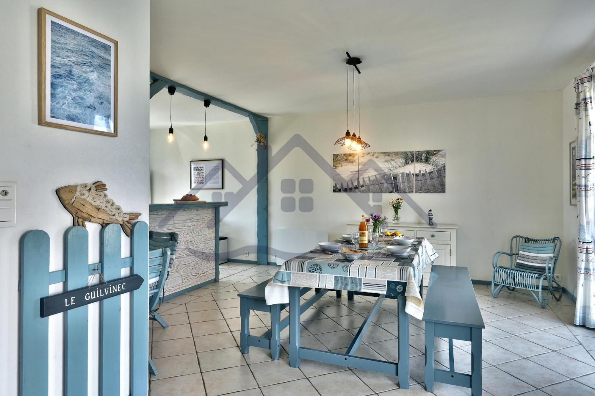 Localise - M3B - Souvenir Du Guil - Maison De Plain-Pied Avec Jardin Clos Au Guilvinec - Tout A Pied, Plages, Port, Centre, Commerces, Marche - Wif Inclus - Linge De Lit Inclus - Animaux Bienvenus ภายนอก รูปภาพ